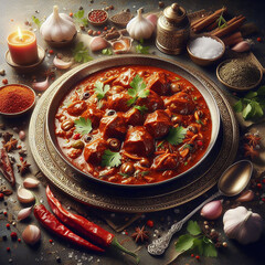 Delicious Indian food Rogan Josh