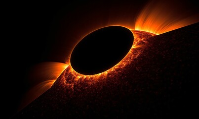 the sun as seen through the sun corona on july 9, 2018