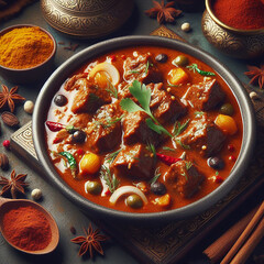 Delicious Indian food Rogan Josh