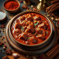 Delicious Indian food Rogan Josh