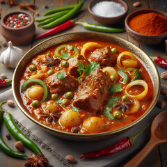 Delicious Indian food Rogan Josh