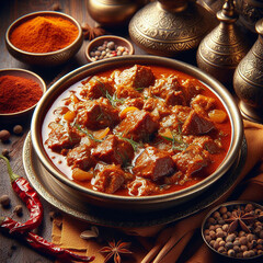 Delicious Indian food Rogan Josh