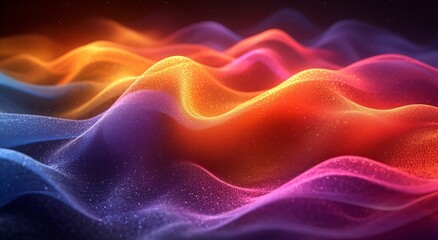 Obraz premium abstract wavy liquid background , Ai generated image