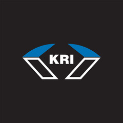 KRI letter logo design on white background. KRI logo. KRI creative initials letter Monogram logo icon concept. KRI letter design