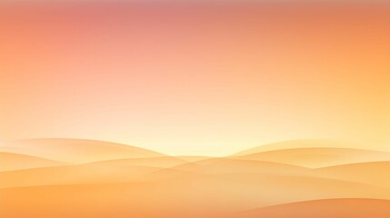 Warm Abstract Landscape, Soft Orange Hues, Modern Background with Copy Space