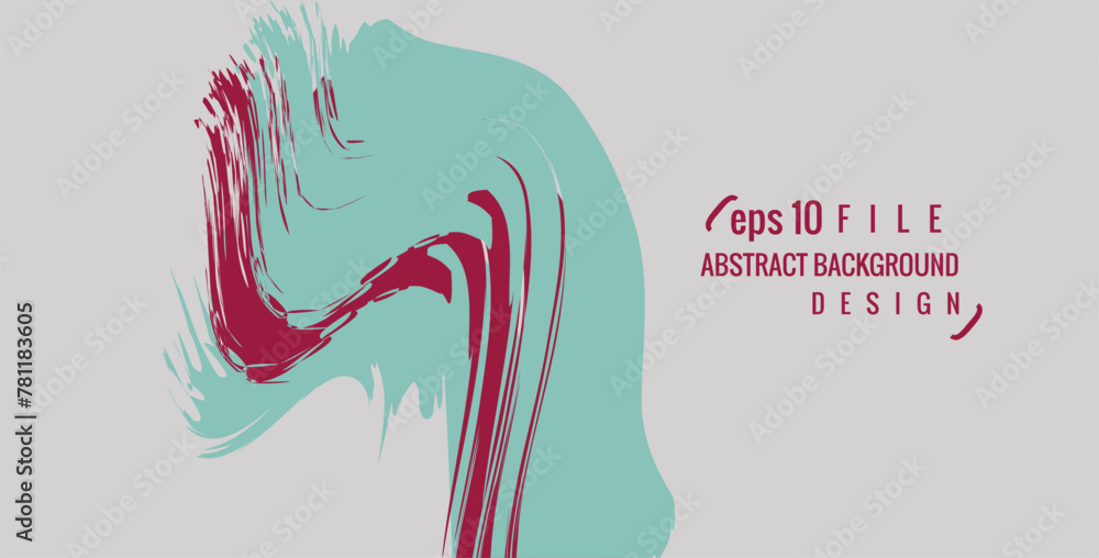 Poster abstract geometric shapes background with copy space