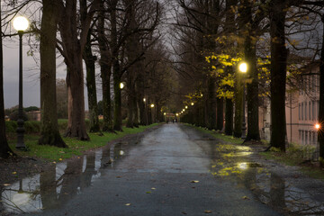 Fototapeta premium Lucca di notte