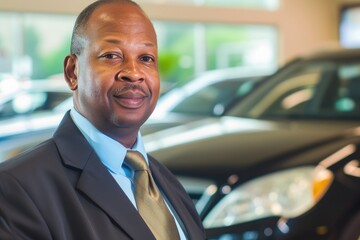 Showroom Success: Car Dealership Owner Portrait