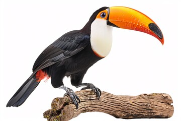 a bird with a large beak - obrazy, fototapety, plakaty