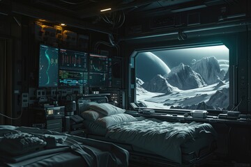 Frozen Frontiers: Inside an Extraterrestrial Outpost
