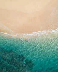 Rolgordijnen Tropical beach with  pristine turquoise water © Wirestock