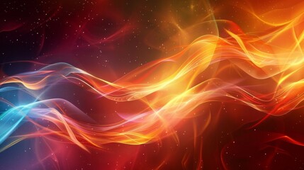 Dynamic abstract background with vivid colors.