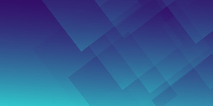 Abstract blue color triangle and square shape in modern pattern background. simple blue background flat blue gradation . wavy geometric background. transparent technology concept geometric line vector