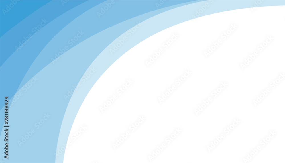 Aufkleber abstract light vector background, abstract blue wavy with curved lines background