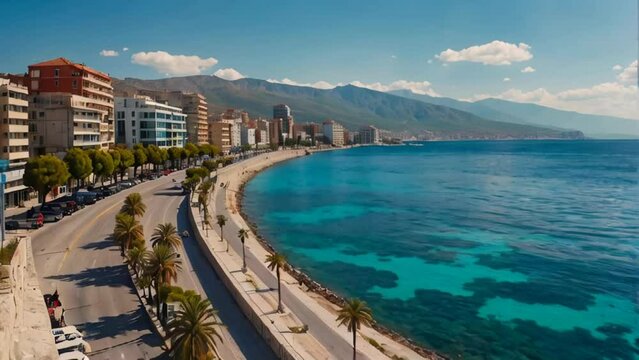 Saranda embankment Albania