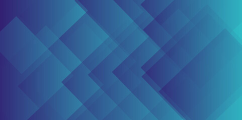 Abstract blue color triangle and square shape in modern pattern background. simple blue background flat blue gradation . wavy geometric background. transparent technology concept geometric line vector