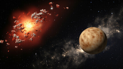 planet in space high definition(hd) photographic creative image