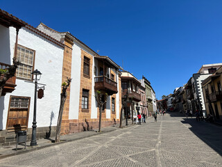 Street of the old town of teror
