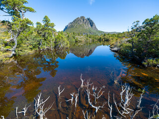 Cradle mountain from Twisted Lakes