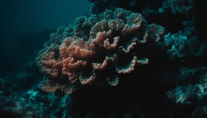 Fototapeta na wymiar underwater bliss majestic coral reefs made with generative ai