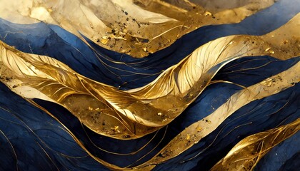 abstract premium vector gold wave pattern luxury background for websites black gold navy blue and...