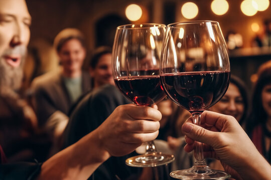 Salute tra Amici- Un Brindisi con il Vino dell'Amicizia