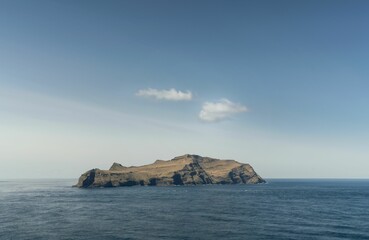 Small island in the middle of the sea