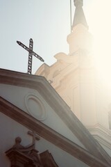 cross on a church