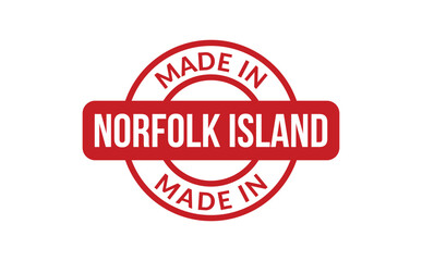Made In Norfolk Island Rubber Stamp
