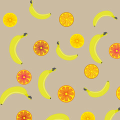seamless background with fruits
