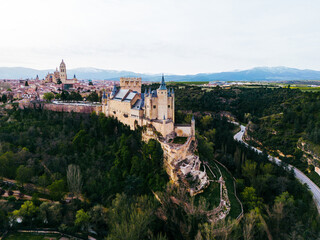 Fototapeta na wymiar Alcázar de Segovia 