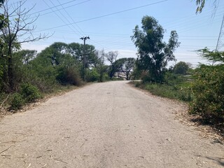 road in the village