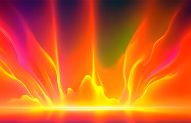 warm and orange color background abstract AI Generative