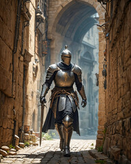 medieval knight hero fantasy