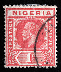 Ukraine, Kiyiv - February 3, 2024.Postage stamps from Nigeria.A Stamp printed in Australia shows...