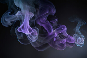 Fototapeta premium Coloring thick smoke background texture. fog