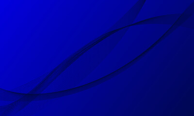 blue business lines wave curves on soft gradient abstract background