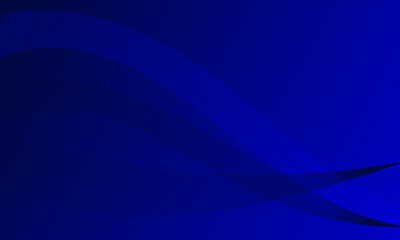 blue light soft lines wave curves on smooth gradient abstract background
