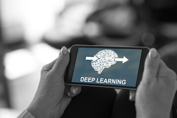 Deep learning concept on a smartphone