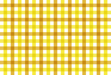 2色のチェック柄、ギンガムチェック、背景素材、黄色