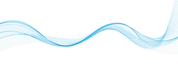 Abstract wave element for design. Digital frequency track equalizer. Stylized line art background. Vector illustration.	