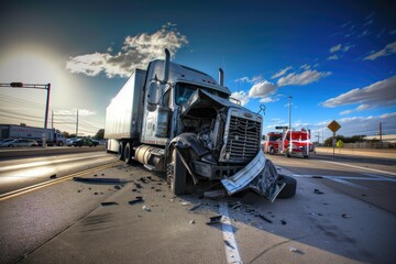 Crash Site Chaos: 18-Wheeler Incident in Texas