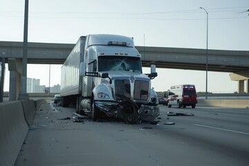 Collision Chaos: Semi Truck Accident in Texas