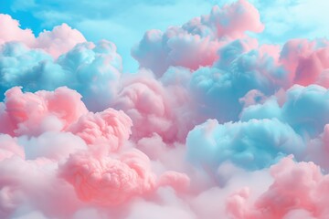 Bubblegum Bliss: Pastel Cloudscape