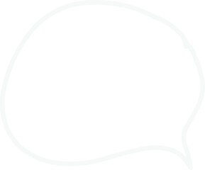 speech bubble box hand drawing