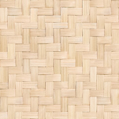 Real Seamless Woven Bamboo Mat Board Texture repeating pattern, Bamboo weave.
