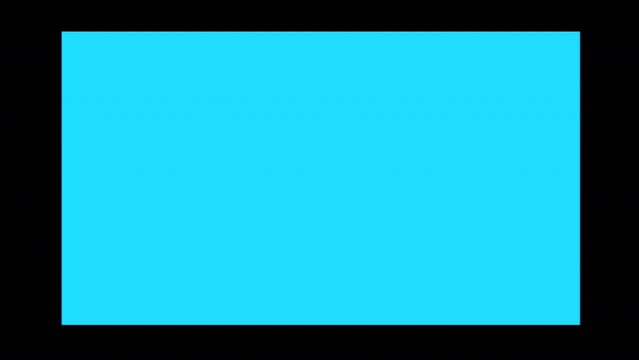 Disappearing large empty rectangle of blue color
