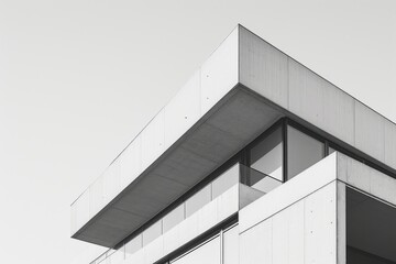 Fototapeta premium Simplicity in Design: Capturing Modern Architecture