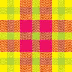 Plaid check pattern. Seamless fabric texture. Tartan textile print.