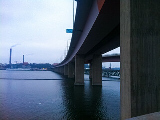 Lidingö bridge in Stockholm, Sweden